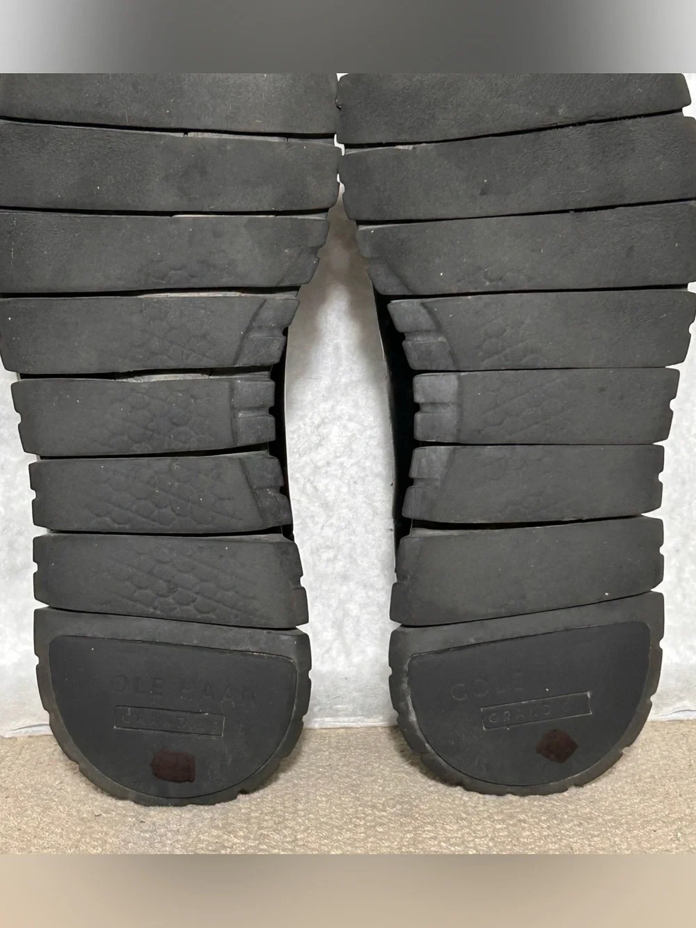 Cole Haan Mens Black Leather Zerogrand Waterproof Chelsea Pull On Boots SZ 11M